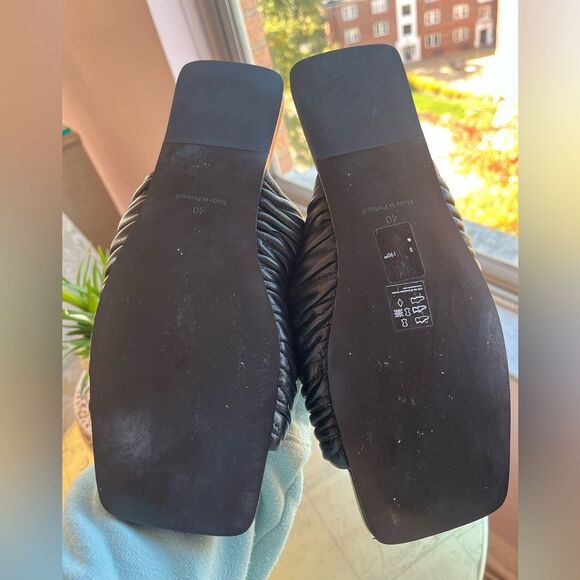 COS Leather Square Toe Sandals NWT - Picture 8 of 11